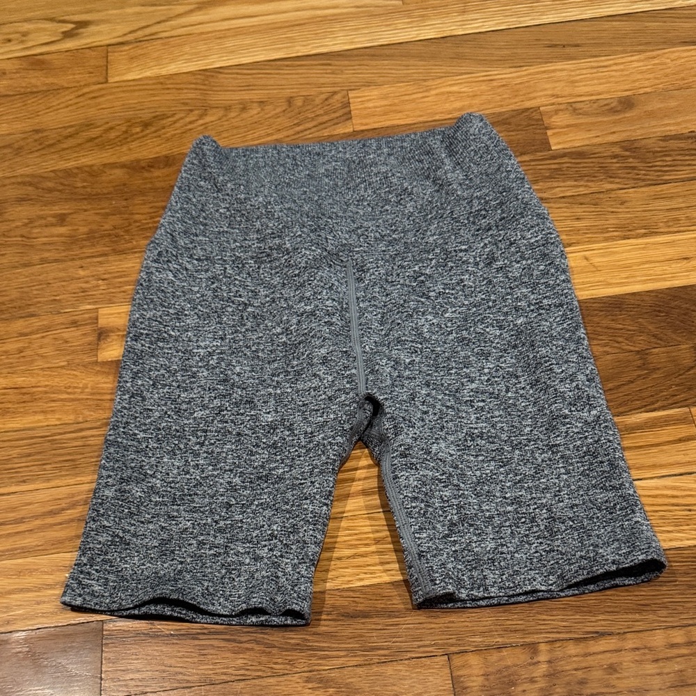 Gray Biker Shorts